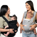 Load image into gallery viewer, Two moms with their children using the Caleo 3-in-1 Newborn Carrier