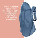 Load image into gallery viewer, Water repellant rain cover keeps your baby comfortable and safe in all weather conditions