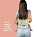 Load image into gallery viewer, Caleo Charm Deluxe 3-in-1 Newborn Carrier back support adds comfort for parents