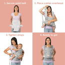 Load image into gallery viewer, Caleo Charm Deluxe 3-in-1 Newborn Carrier installation