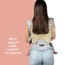 Load image into gallery viewer, Caleo Charm Deluxe 3-in-1 Newborn Carrier back support adds comfort for parents