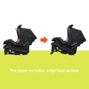 Load image into gallery viewer, Baby Trend EZ-Lift PRO Infant Car Seat base includes a flip foot recline