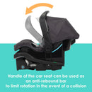 Load image into gallery viewer, Baby Trend EZ-Lift PRO Infant Car Seat handle of the car seat can be used as an anti-rebound bar