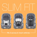 Load image into gallery viewer, Baby Trend Trooper SLIM 3-in-1 Convertible Car Seat fits 3 across in most cars