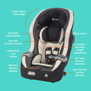 Load image into gallery viewer, Baby Trend Trooper SLIM 3-in-1 Convertible Car Seat feature call out