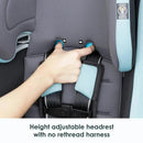 Load image into gallery viewer, Height adjustable headrest with no rethread harness of the Baby Trend Cover Me 4-in-1 Convertible Car Seat