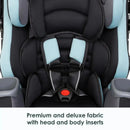 Load image into gallery viewer, Premium and deluxe fabric of the Baby Trend Cover Me 4-in-1 Convertible Car Seat
