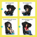 Load image into gallery viewer, Baby Trend Cover Me 4-in-1 Convertible Car Seat | Rear-to-Front Facing Car Seat and Booster