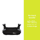 Load image into gallery viewer, Baby Trend PROtect 2-in-1 Folding Booster Car Seat no back booster mode