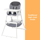 Load image into gallery viewer, Baby Trend Flat Fold High Chair traditional high chair mode