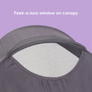 Load image into gallery viewer, Baby Trend XCEL-R8 PLUS Jogger Stroller with LED peek-a-boo window on canopy