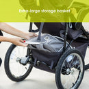 Load image into gallery viewer, Baby Trend XCEL-R8 PLUS Jogger Stroller with LED extra large storage basket