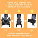 Load image into gallery viewer, Baby Trend Comet Stellar 3-in-1 Quick-Fold Playard instantly fold with three easy steps