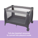 Load image into gallery viewer, Simply Smart 2.0 Nursery Center Playard with Napper, Changer, Bassinet and Travel Bag in Shale Grey (Walmart Exclusive)