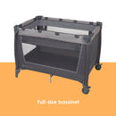 Load image into gallery viewer, Simply Smart 2.0 Nursery Center Playard with Napper, Changer, Bassinet and Travel Bag in Shale Grey (Walmart Exclusive)