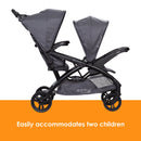 Load image into gallery viewer, Baby Trend Sit N' Stand® Double 2.0 Stroller | Double Stroller With 1-Hand Compact Fold