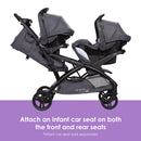 Load image into gallery viewer, Baby Trend Sit N' Stand® Double 2.0 Stroller | Double Stroller With 1-Hand Compact Fold