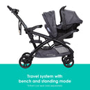 Load image into gallery viewer, Baby Trend Sit N' Stand® Double 2.0 Stroller | Double Stroller With 1-Hand Compact Fold