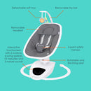 Load image into gallery viewer, Baby Trend Nu-Motion Infinity Swing | 5 Real-Life Motion Modes and Touchscreen Menu