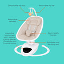 Load image into gallery viewer, Baby Trend Nu-Motion Infinity Swing | 5 Real-Life Motion Modes and Touchscreen Menu