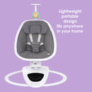 Load image into gallery viewer, Baby Trend Nu-Motion Infinity Swing | 5 Real-Life Motion Modes and Touchscreen Menu