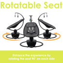 Load image into gallery viewer, Baby Trend NuMotion Infinity Swing enhance the experience by rotating the seat 90 degree on each side