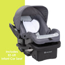 Load image into gallery viewer, Baby Trend Journey Jogger Travel System | with EZ-Lift™ Infant Car Seat. All-Terrain Bicycle Tires & UPF 50+ Protection Canopy