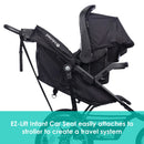 Load image into gallery viewer, Baby Trend Journey Jogger Travel System | with EZ-Lift™ Infant Car Seat. All-Terrain Bicycle Tires & UPF 50+ Protection Canopy