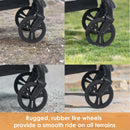 Load image into gallery viewer, Baby Trend Tango PRO Stroller rugged rubber tire wheels