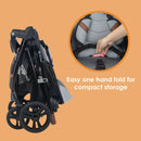Load image into gallery viewer, Baby Trend Tango PRO Stroller easy one hand fold
