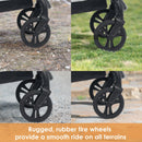 Load image into gallery viewer, Baby Trend Tango PRO Stroller rugged rubber tire wheels