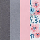 Load image into gallery viewer, Baby Trend EZ Ride SE Stroller Travel System with Secure-Lift Infant Car Seat grey and floral pattern fabric