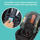 Load image into gallery viewer, Baby Trend EZ Ride SE Stroller Travel System | with Secure-Lift Infant Car Seat - 3-Wheel Stroller Combo with Infant Car Seat