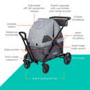 Load image into gallery viewer, Navigator® 2-in-1 Stroller Wagon in Madrid Grey (Target Exclusive)