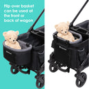 Load image into gallery viewer, Baby Trend Navigator® PRO 2-in-1 Stroller Wagon | Two Built-In Seats, Adjustable Dual Canopies, and Push/Pull Modes