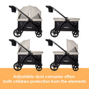 Load image into gallery viewer, Navigator® 2-in-1 Stroller Wagon in Desert Tan (Walmart Exclusive)
