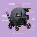 Load image into gallery viewer, Navigator® PLUS 2-in-1 Stroller Wagon (Costco Exclusive)