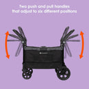 Load image into gallery viewer, Baby Trend Quest 3-in-1 Stroller Wagon two push and pull handles that adjust to six different positions