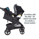 Load image into gallery viewer, Baby Trend Tango Stroller combine with the Ally 35 Infant Car Seat to create a travel system