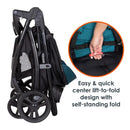 Load image into gallery viewer, Baby Trend Tango Stroller easy and quick center lift to fold design