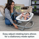 Load image into gallery viewer, Smart Steps My First Rocker 2 Bouncer | Rocker Converts to a Bouncer With Easy Adjust Rotating Bars