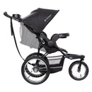 Load image into gallery viewer, Side view of the reclining seat on the Baby Trend Expedition Jogger Stroller Travel System