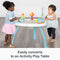 Smart Steps Bounce N’ Play 3-in-1 Activity Center easily converts to an activity play table