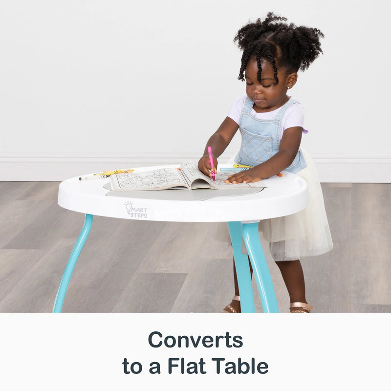 Smart Steps Bounce N’ Play 3-in-1 Activity Center converts to a flat table