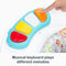 Smart Steps Bounce N’ Play 3-in-1 Activity Center musical keyboard plays different melodies