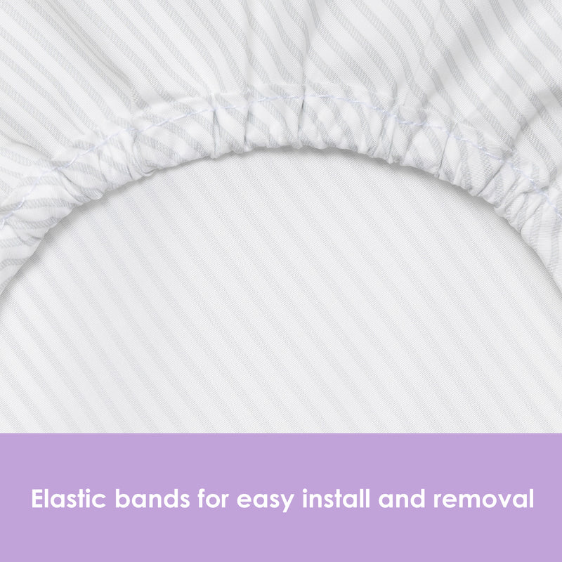 Fitted Sheets for Baby Trend Nursery Center Playards in grey