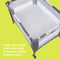 Fitted Sheets for Baby Trend Nursery Center Playards in grey
