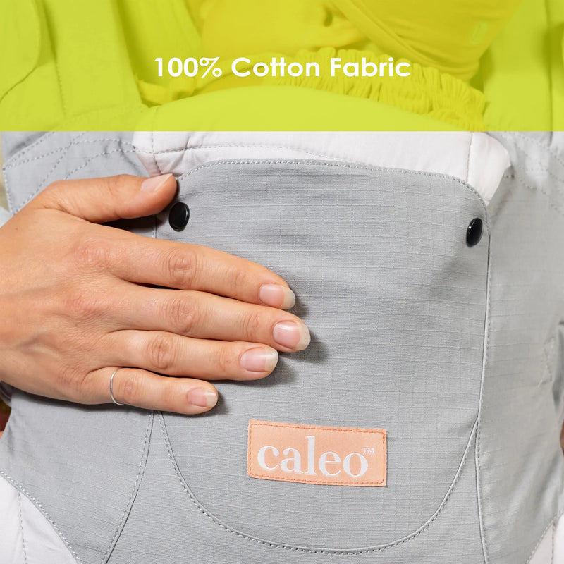 Caleo 3-in-1 Newborn Carrier made of 100% cotton fabric