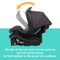 Baby Trend EZ-Lift PRO Infant Car Seat handle of the car seat can be used as an anti-rebound bar