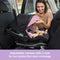 Baby Trend EZ-Lift PRO Infant Car Seat adustable canopy with visor for sun protection and coverage